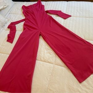 Claraluna Elegant Pink Jumpsuit